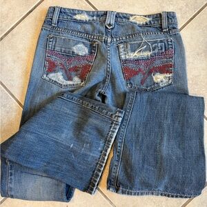 Joe's Jeans Blue Bootcut with Red Details